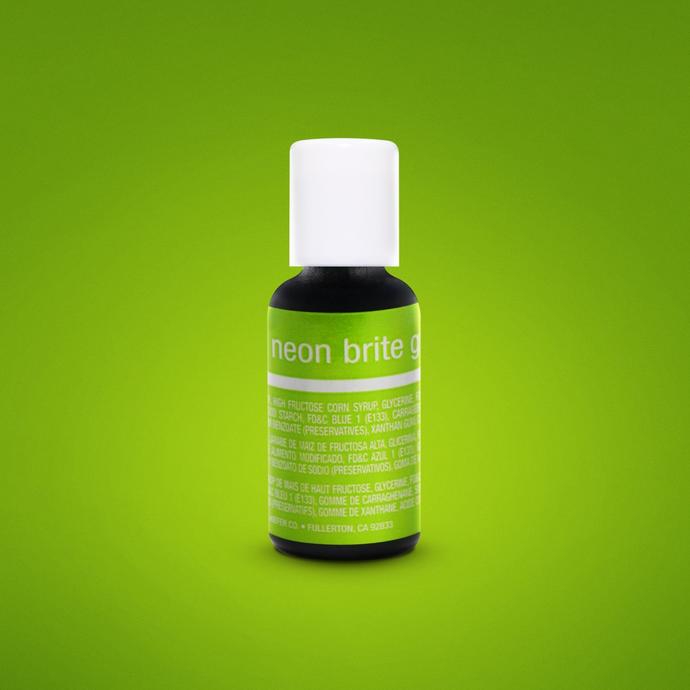 Chefmaster Neon Brite Green Gel Food Color 20ml