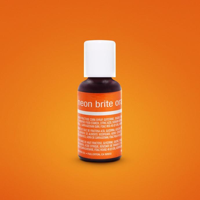 Chefmaster Neon Brite Orange Gel Food Color 20ml