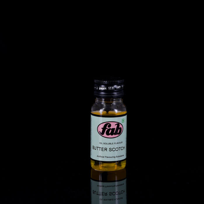 Fab Butter Scotch Food Essence and Oil Soluble Flavour 30 ML