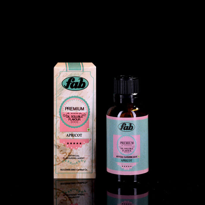 Fab Premium Food Apricot Essence and Oil Soluble Flavour 30 ML