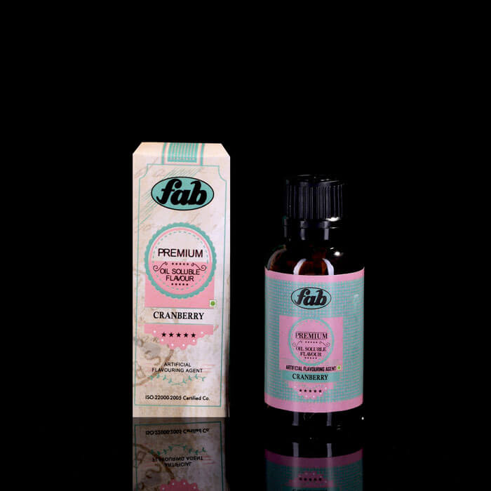 Fab Premium Food Cranberry Essence and Oil Soluble Flavour 30 ML