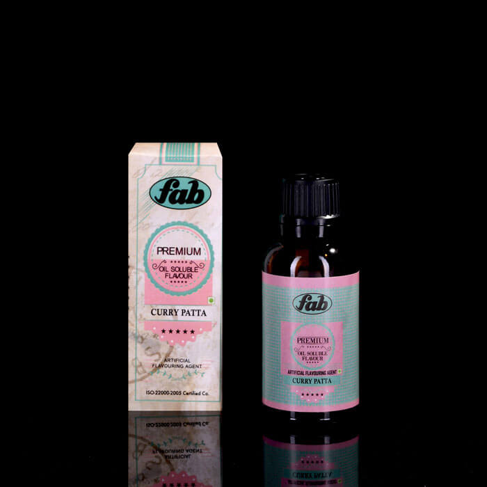 Fab Premium Food Curry Patta Essence and Oil Soluble Flavour 30 ML