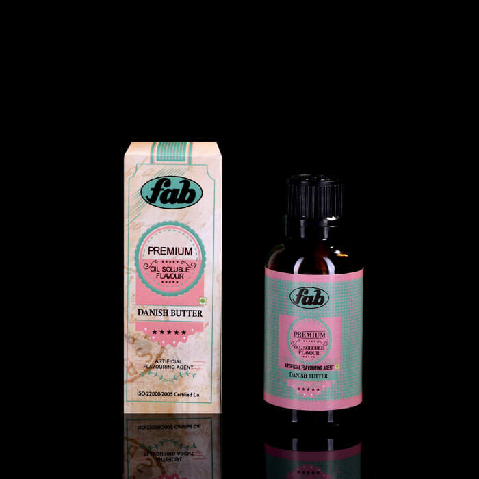 Fab Premium Food Danish Buttter Essence and Oil Soluble Flavour 30 ML