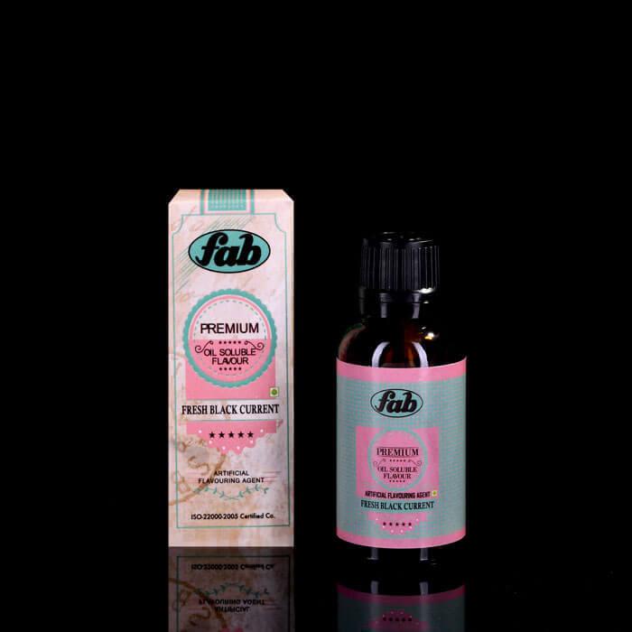 Fab Premium Fresh Black Currant Food Essence and Oil Soluble Flavour 30 ML