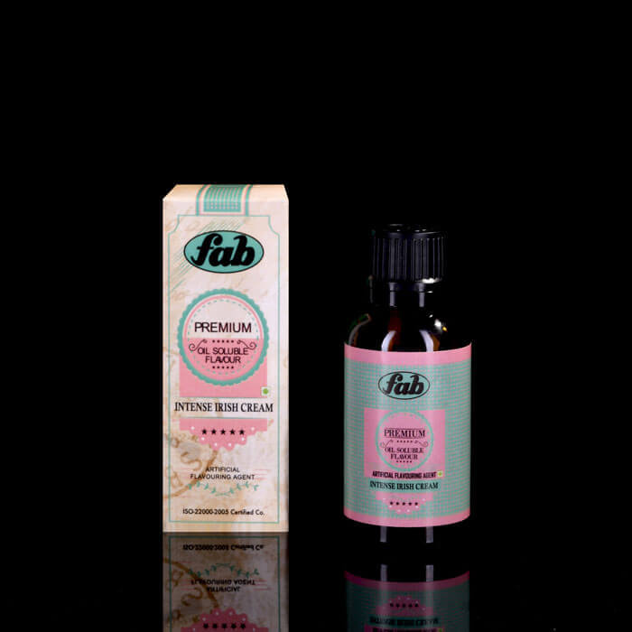 Fab Premium Intense Irish Cream Food Essence and Oil Soluble Flavour 30 ML