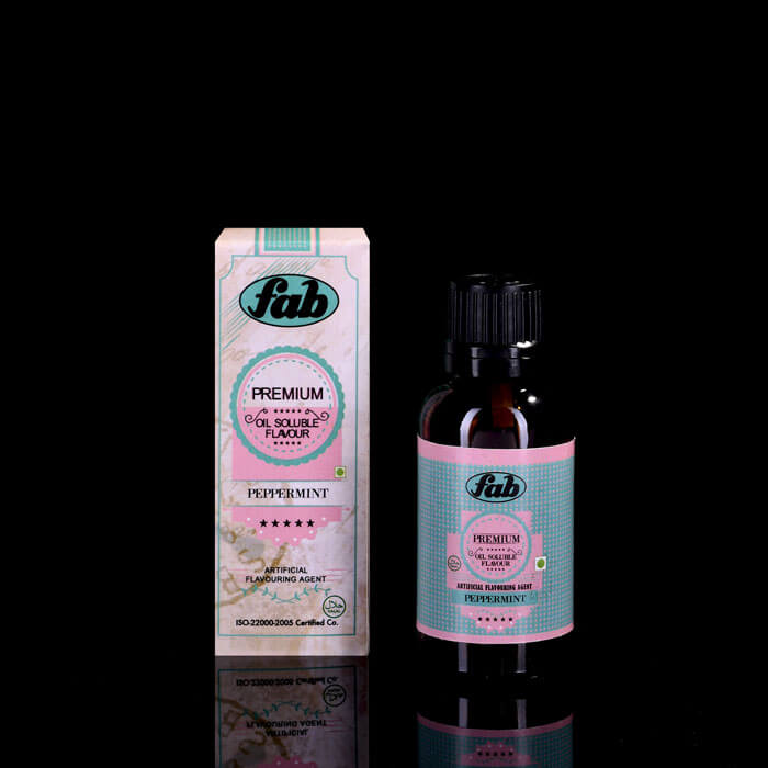 Fab Premium Food Peppermint Essence and Oil Soluble Flavour 30 ML